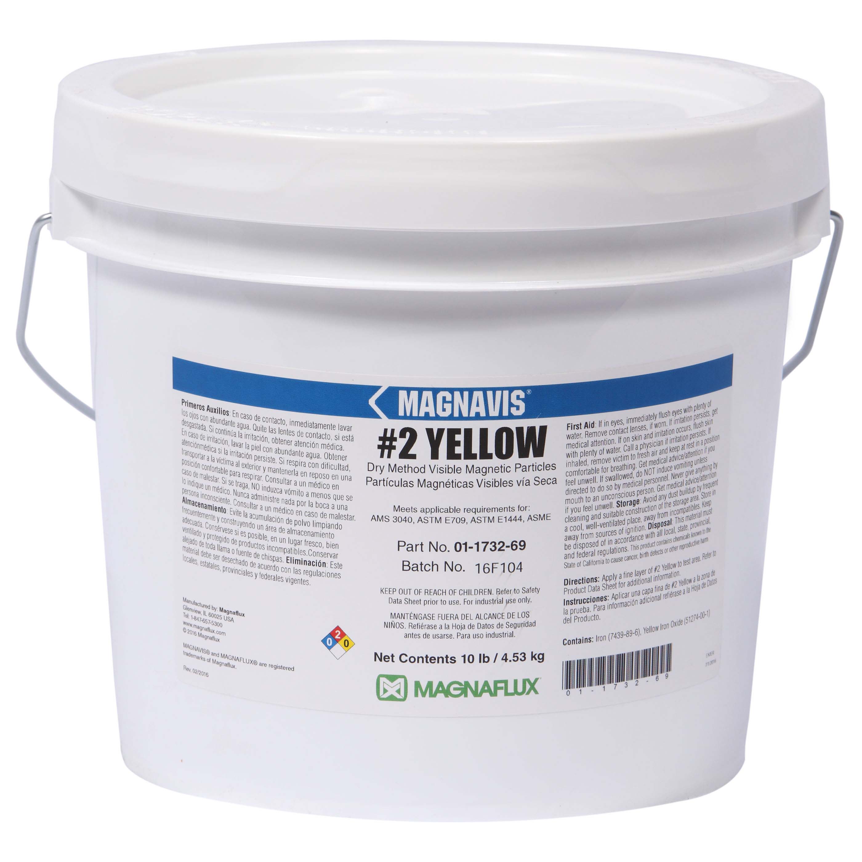 Magnaflux Magnetic Particle Consumable #2 Yellow