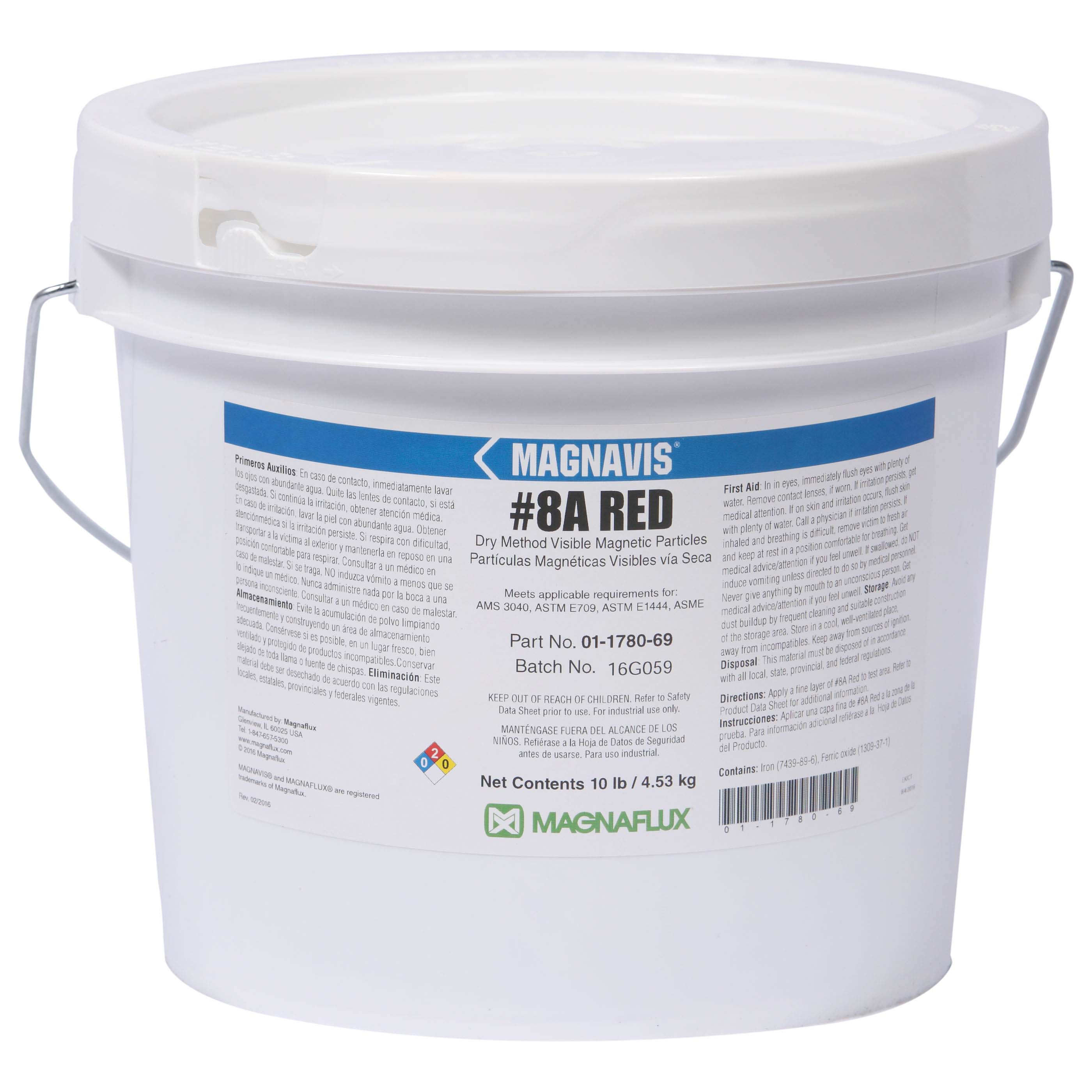 Magnaflux Magnetic Particle Consumable #8A Red
